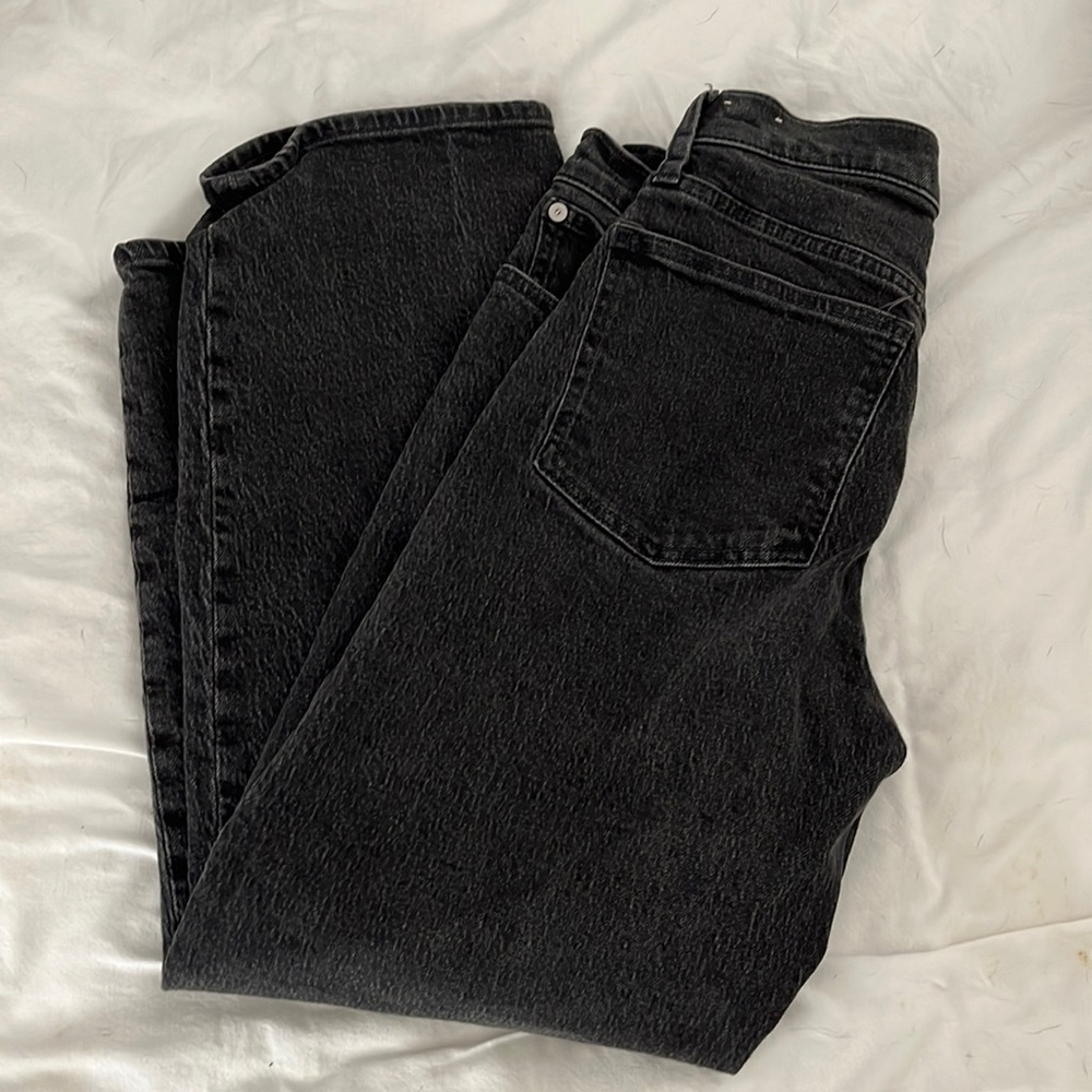 Black Madewell “The Perfect Vintage Wide-Leg Jean”